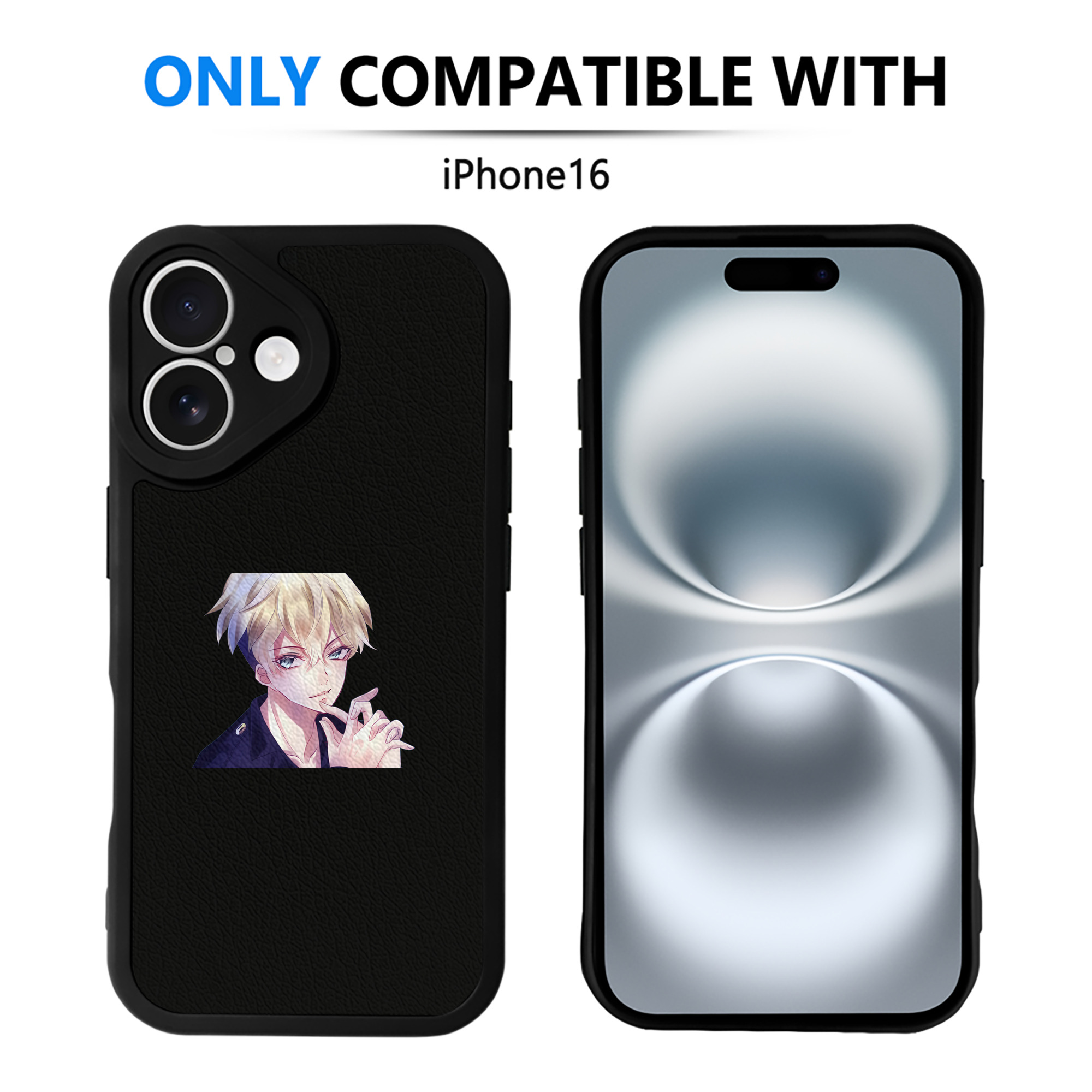 （画像用） 東京リベンジャーズ Tokyo Revengers 【iPhone 16シリーズ対応】シリコンスマホケース（レザー調） 材質：シリコン